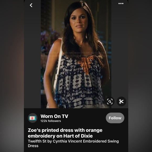 Twelfth street dress by Cynthia Vincent Worn on TV by Zoe Hart of Dixie( RARE) - Picture 3 of 17